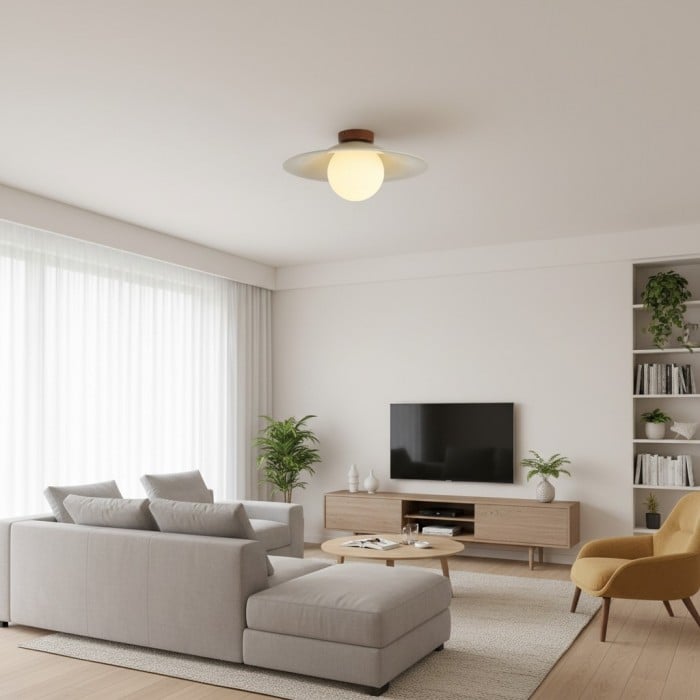 Covinare Retro Plafondlamp - Verstelbare Kleurtemperatuur voor Slaapkamer en Hal HL2530