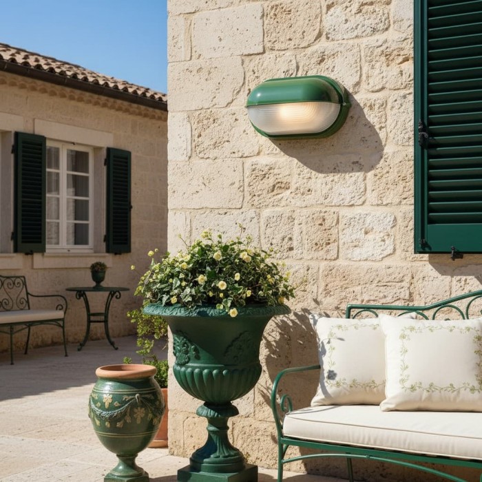 Lámpara de pared industrial Docka para exteriores – Lámpara de pared minimalista retro para jardín y entrada HL2553