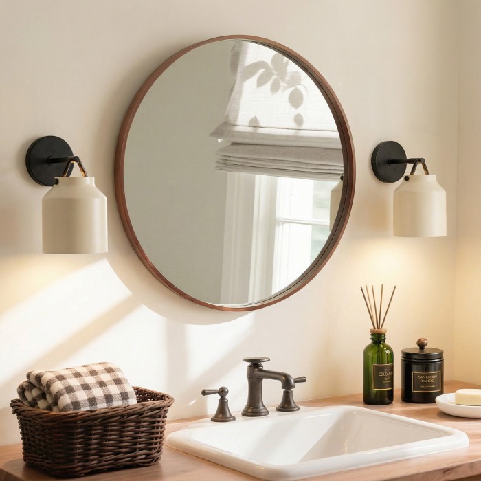 Aplique de pared nórdico minimalista moderno Hanton para baño y pasillo HL2528