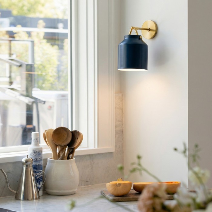 Aplique de pared nórdico minimalista moderno Hanton para baño y pasillo HL2528