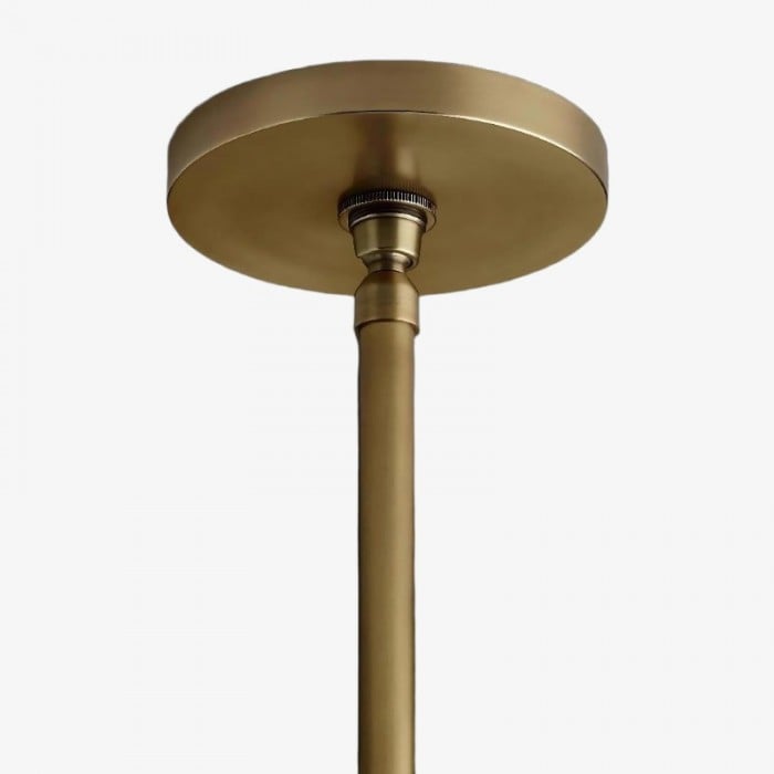 Lámpara colgante cilíndrica Lumastera con textura de piedra natural - Lámpara de lujo para salón HL2544