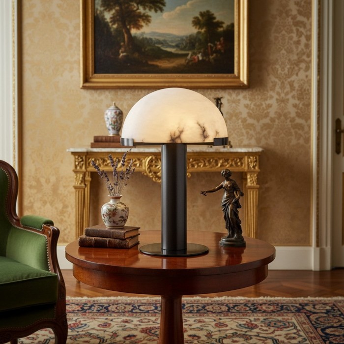 Virelith Moderne Tafellamp – Elegante Bureaulamp met Metalen Voet voor Slaapkamer en Woonkamer HL2538