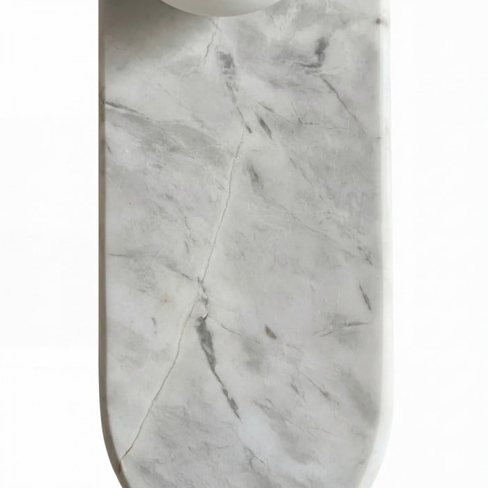 Lámpara de pared Vinbrea Stone con textura orgánica - Luz de acento de estilo mediados de siglo para dormitorio y pasillo HL2545