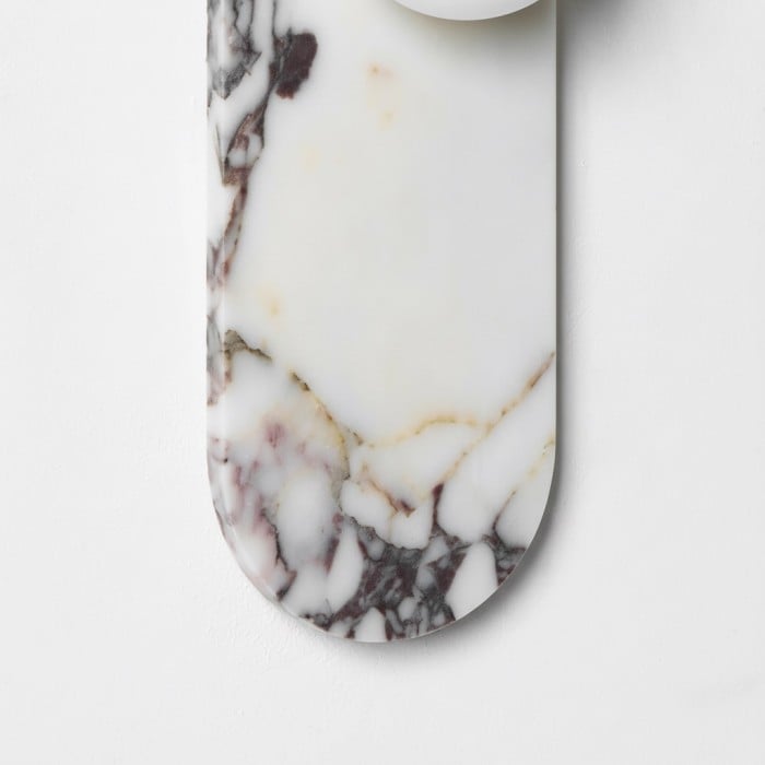 Lámpara de pared decorativa moderna Vinbrea – Diseño con cuerpo de mármol para sala de estar o dormitorio HL2533