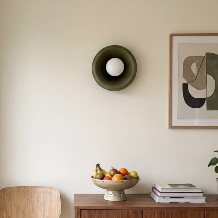 Lámpara de pared Zerune Colorful Art Donut - Iluminación artística moderna para pasillo HL2542