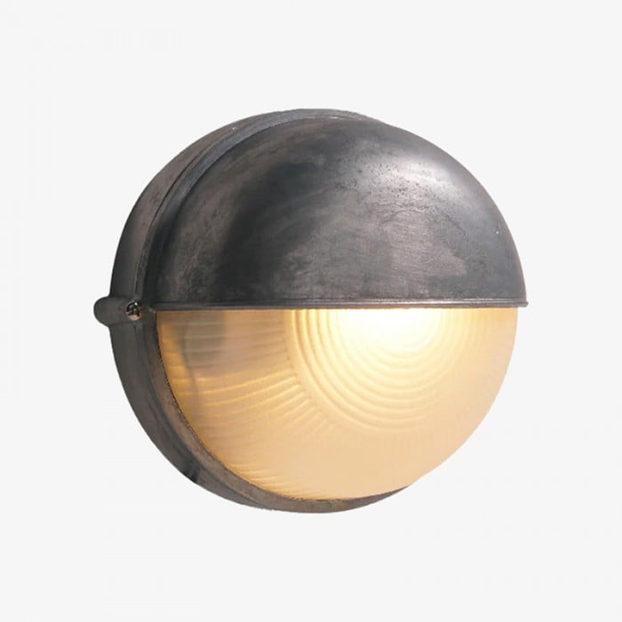 Aplique de exterior industrial Morvane - Lámpara de estilo retro de metal para entrada, patio o exterior HL2549