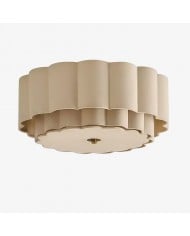 Lumeris elegante plafondlamp met linnenmix design en moderne stijl voor de woonkamer HL2548