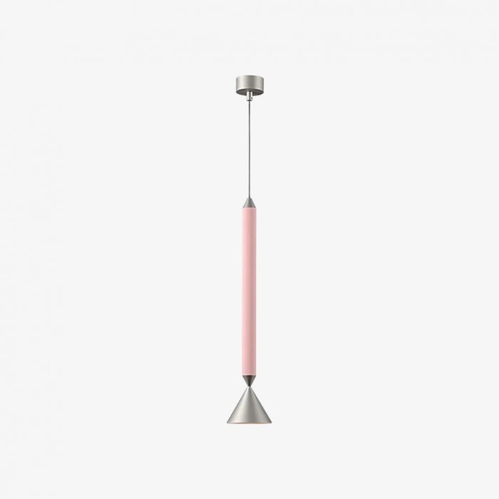 Lámpara colgante minimalista en forma de cono Vertara: elegante lámpara de diseño arquitectónico para comedor y cocina HL2531