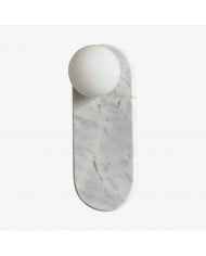 Lámpara de pared decorativa moderna Vinbrea – Diseño con cuerpo de mármol para sala de estar o dormitorio HL2533