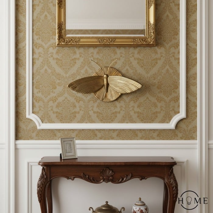 Mothriel Moth-shaped Wall Sconce - Sculptural Design Decorative Wall Light for Bedroom HL2467