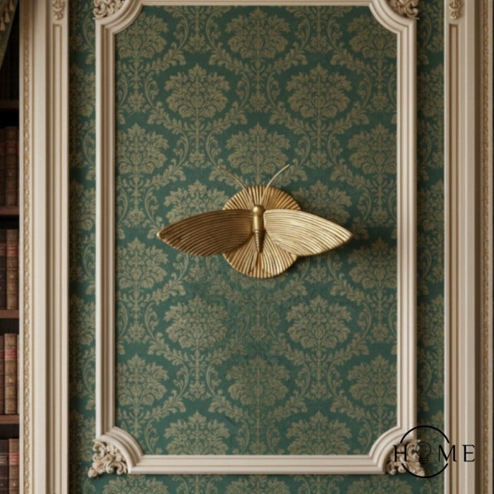 Mothriel Moth-shaped Wall Sconce - Sculptural Design Decorative Wall Light for Bedroom HL2467