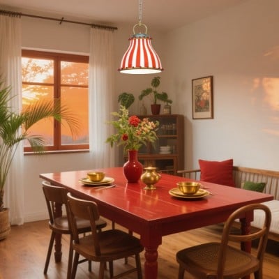 Lámpara colgante de cristal de circo HL491