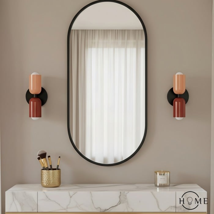 Nordic Up Down Macaron Design Applique da parete HL274