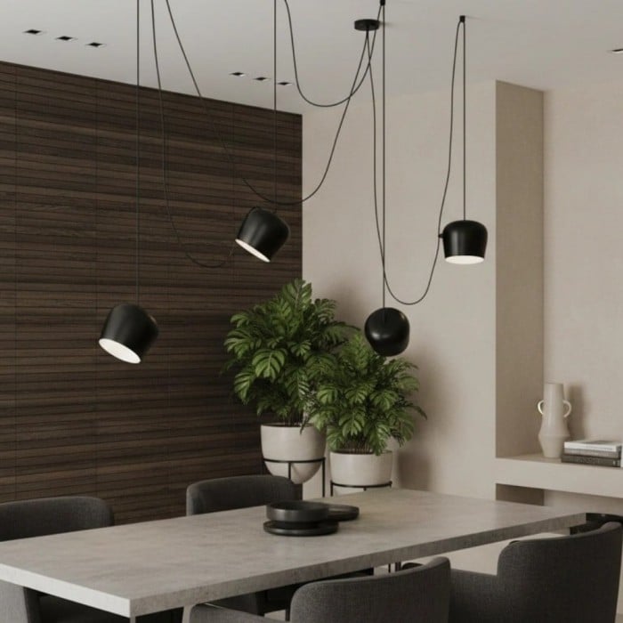 Lampe pendante multi lumière Aim (version dimmable)