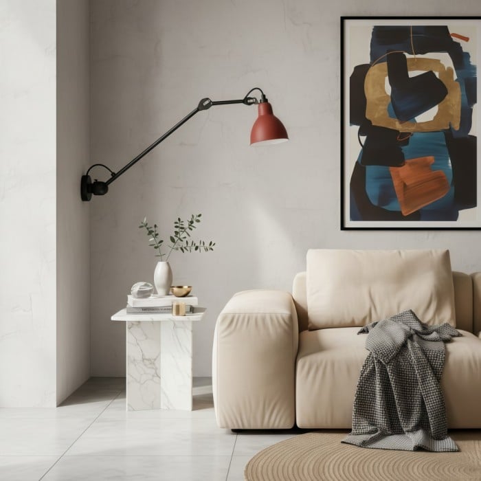 Industriële Telescopische Zwenkarm Verstelbare Binnen Wandlamp HL219