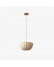 Kerise hanglamp met slanke glazen kap - design sfeerverlichting voor open ruimtes of lounges HL2294