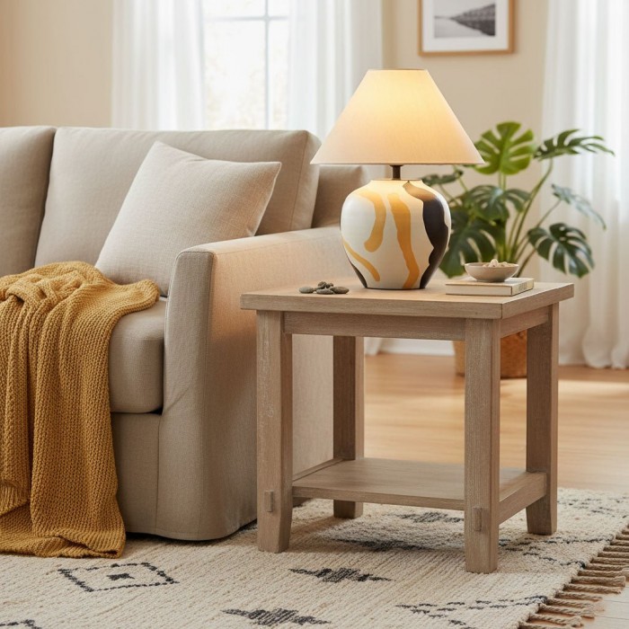 Abstracte keramische tafellamp met patroon HL2936