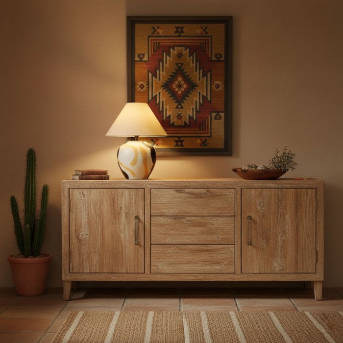 Abstracte keramische tafellamp met patroon HL2936