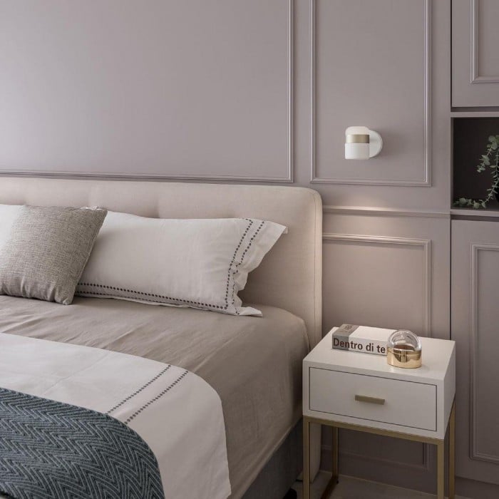 Verstelbare glazen wandlamp HL2931