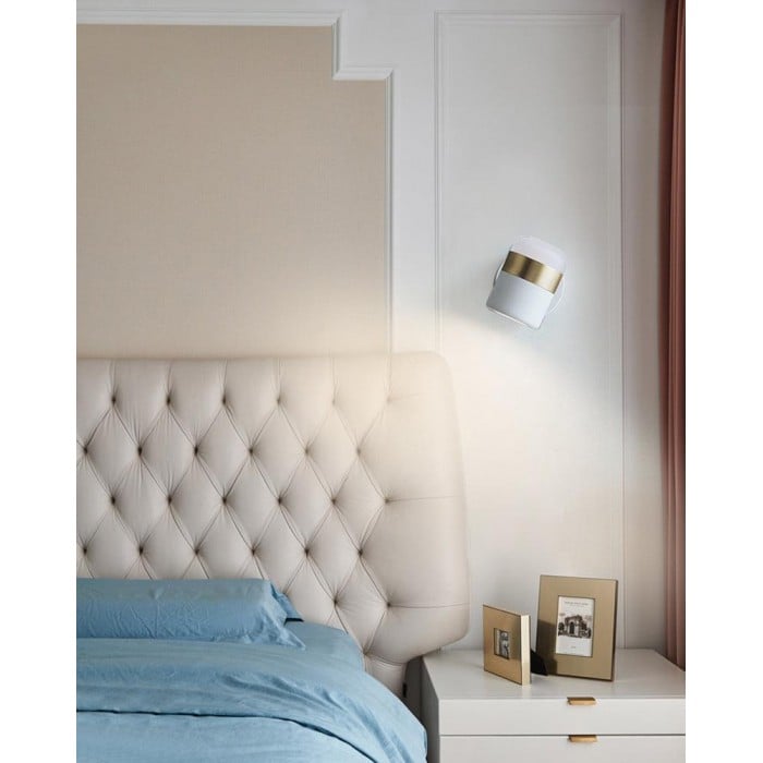 Verstelbare glazen wandlamp HL2931