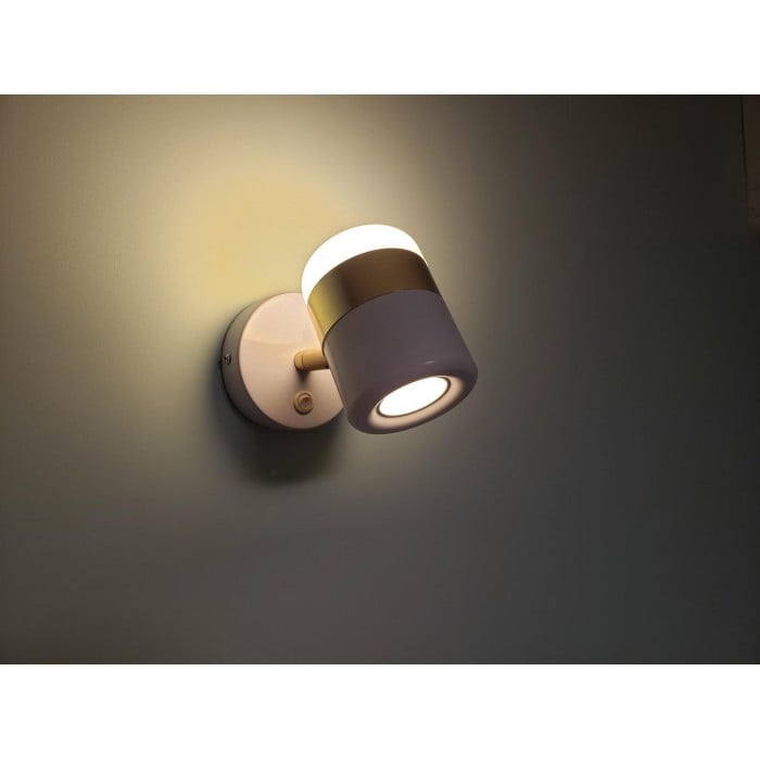 Verstelbare glazen wandlamp HL2931