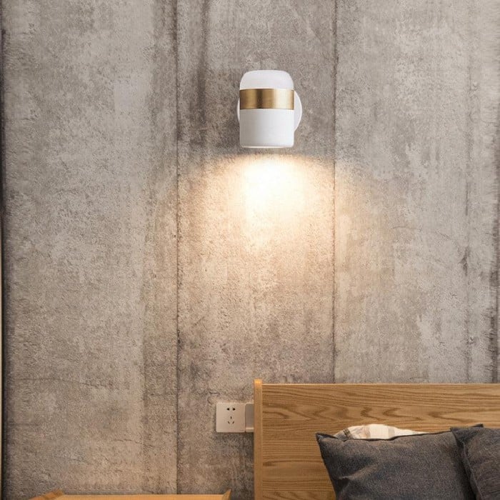 Verstelbare glazen wandlamp HL2931