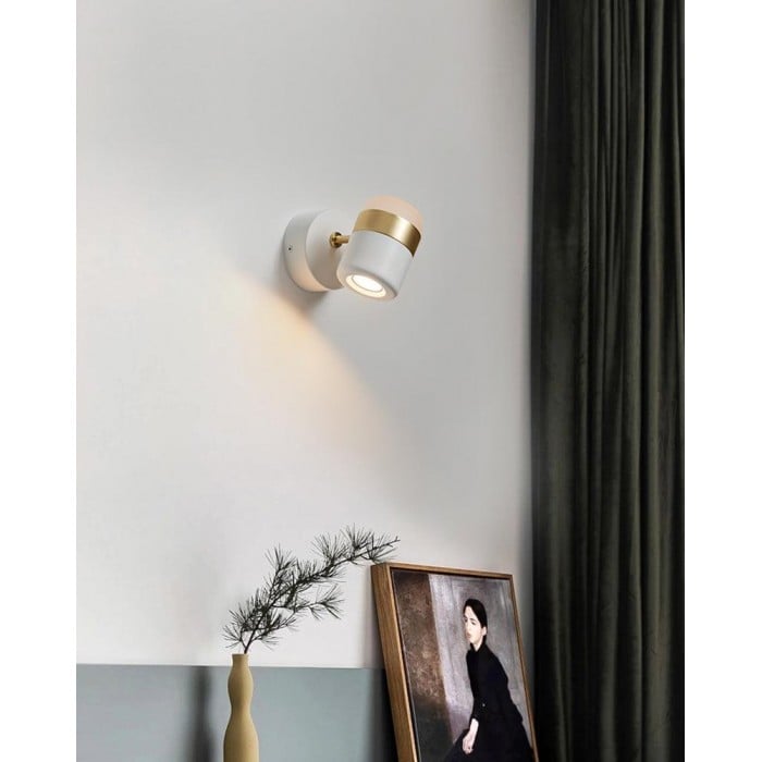 Verstelbare glazen wandlamp HL2931