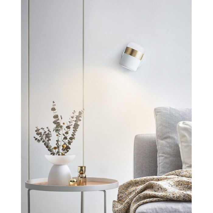 Verstelbare glazen wandlamp HL2931