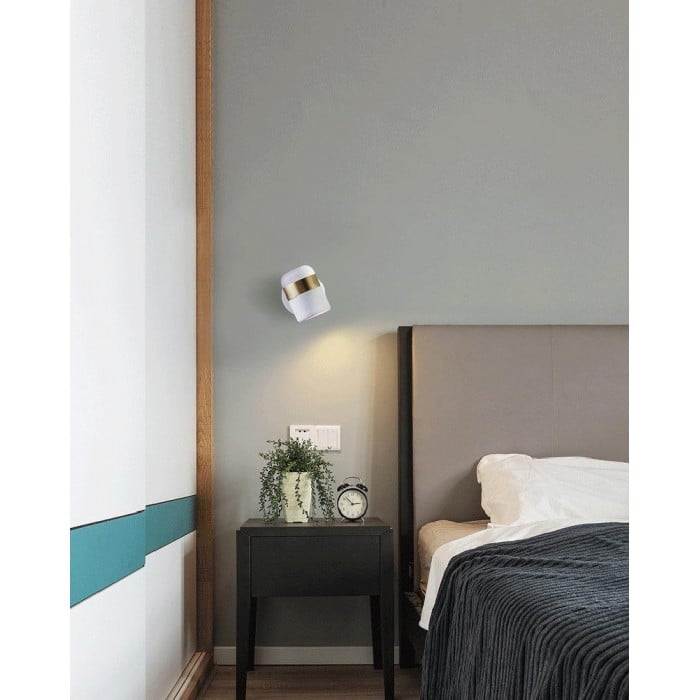 Verstelbare glazen wandlamp HL2931