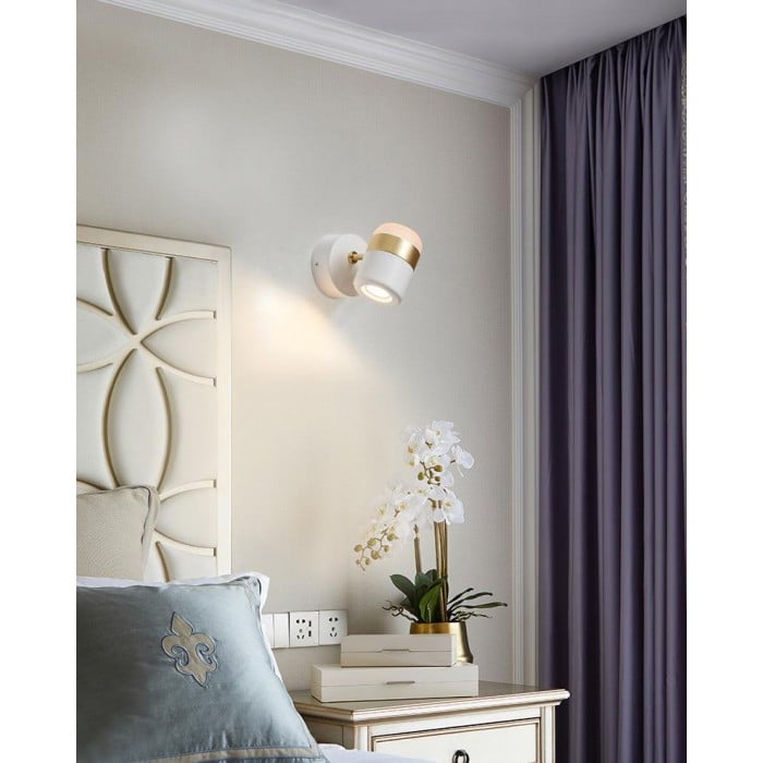 Verstelbare glazen wandlamp HL2931