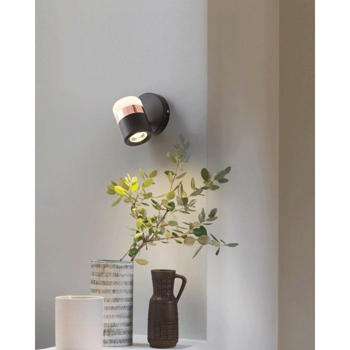 Verstelbare glazen wandlamp HL2931
