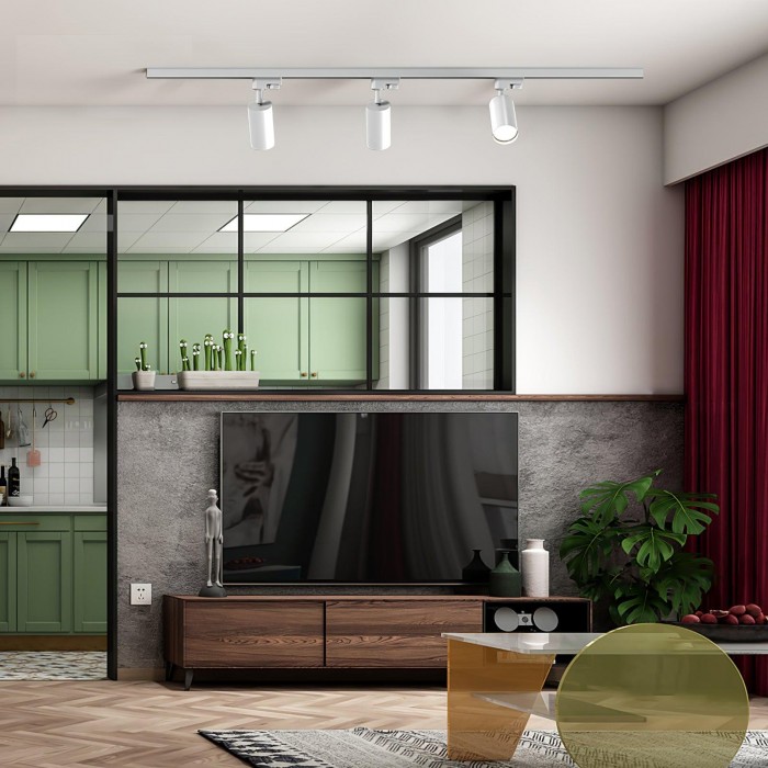 Verstelbare spotlamp met railsysteem voor plafondmontage HL2932