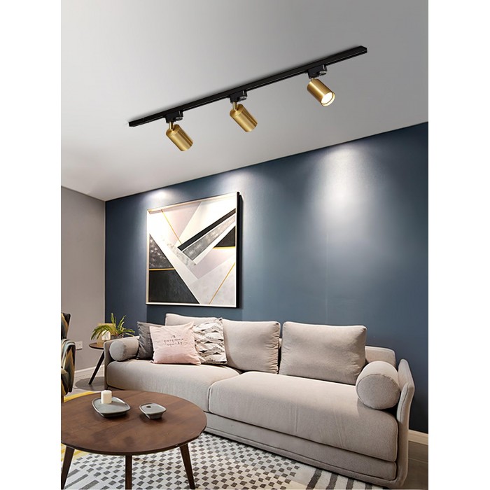 Verstelbare spotlamp met railsysteem voor plafondmontage HL2932