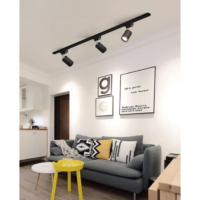 Verstelbare spotlamp met railsysteem voor plafondmontage HL2932