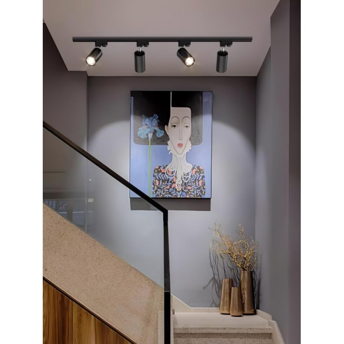 Verstelbare spotlamp met railsysteem voor plafondmontage HL2932