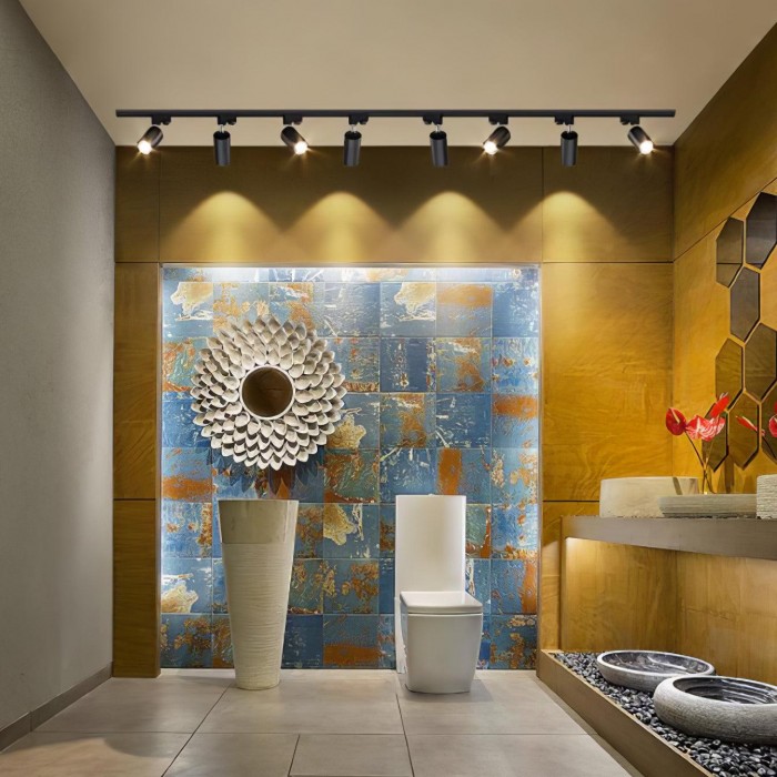 Verstelbare spotlamp met railsysteem voor plafondmontage HL2932