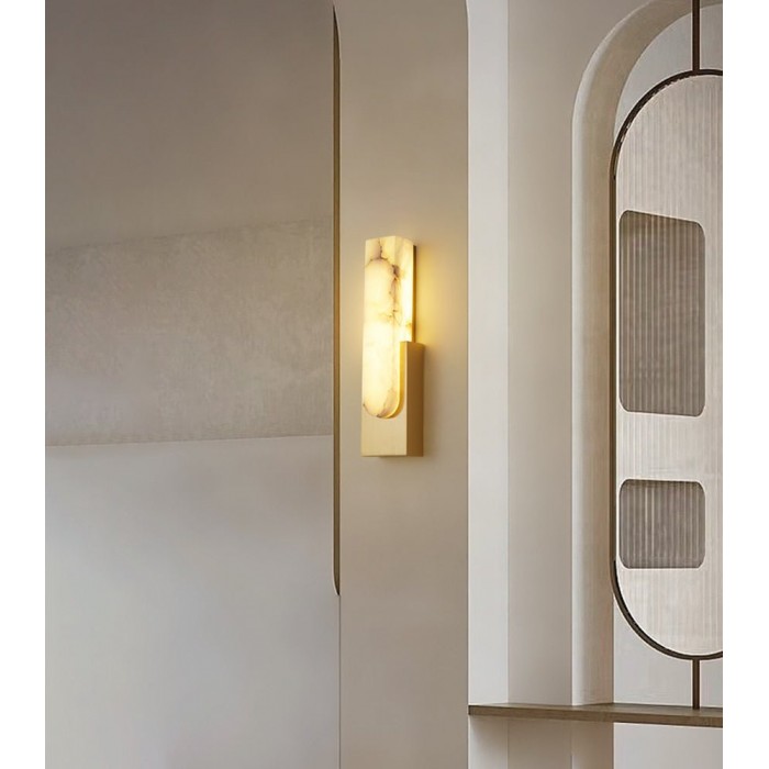 Agatha alabaster wandlamp HL2948