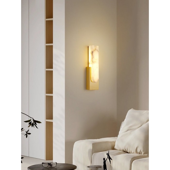 Agatha alabaster wandlamp HL2948