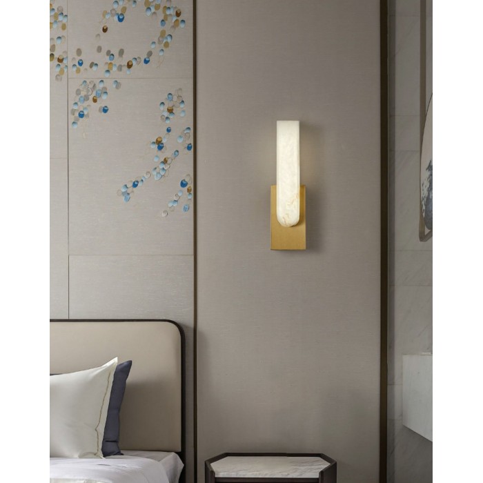 Agatha alabaster wandlamp HL2948