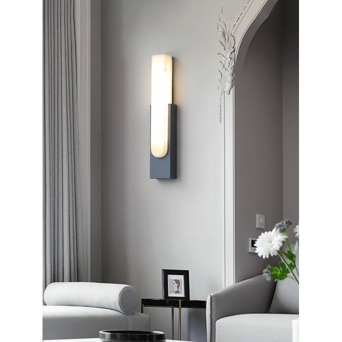 Agatha alabaster wandlamp HL2948