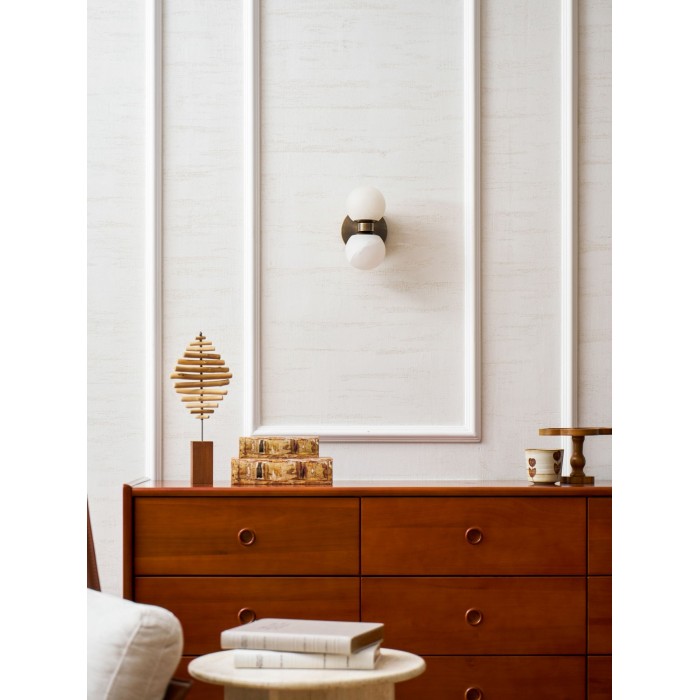 Applique da parete Celestia Orb in alabastro HL2943