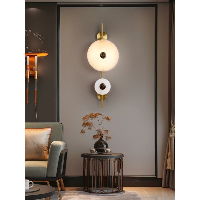 Alabaster Eclipse Wall Light HL2945