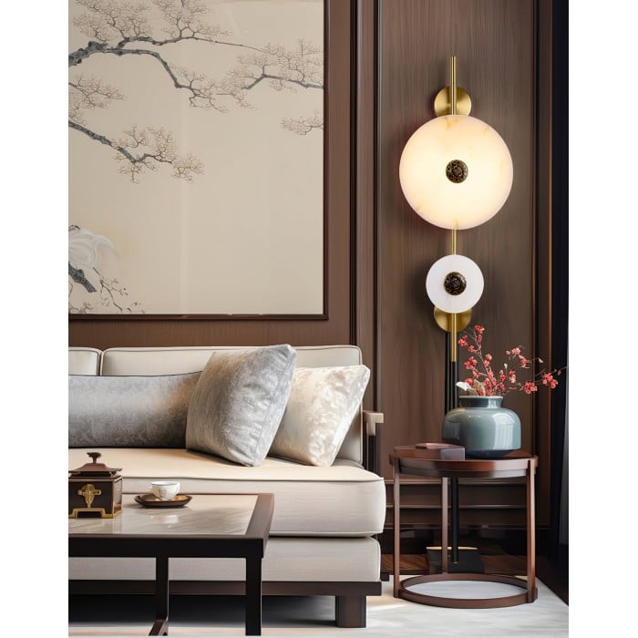 Alabaster Eclipse Wall Light HL2945