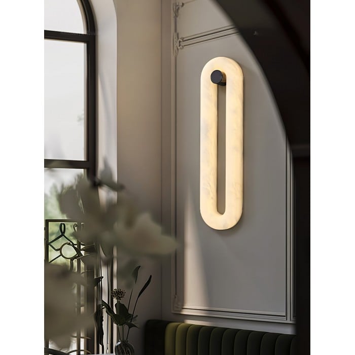 Alabaster Loop Wall Light HL2947