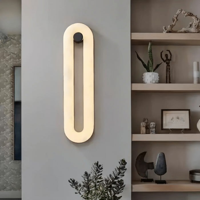 Alabaster Loop Wall Light HL2947