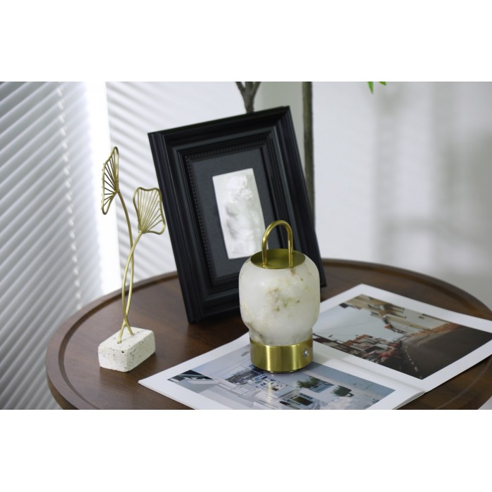 Lámpara de mesa portátil recargable Alabaster HL2950