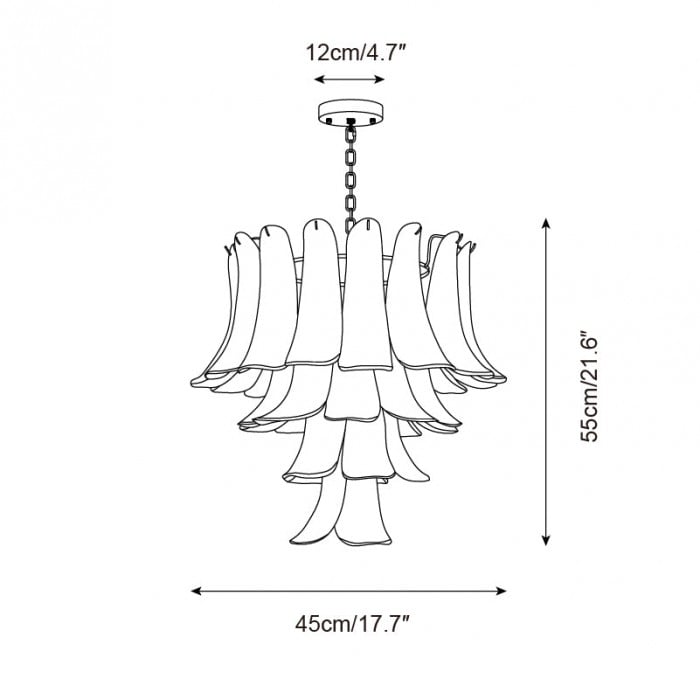 Alrinis kroonluchter HL2628
