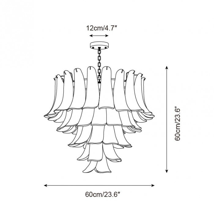 Alrinis kroonluchter HL2628