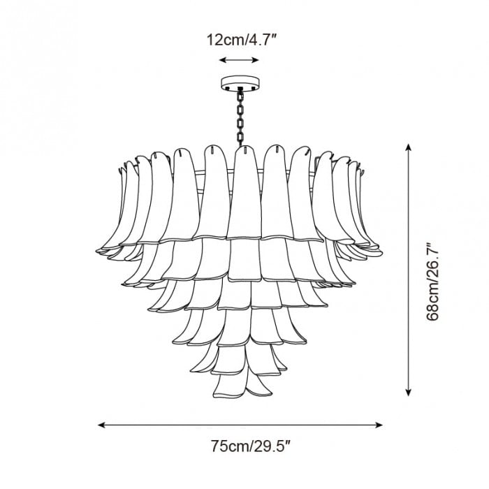 Alrinis kroonluchter HL2628