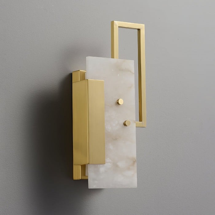 Althea Alabaster Wall Sconce HL2949
